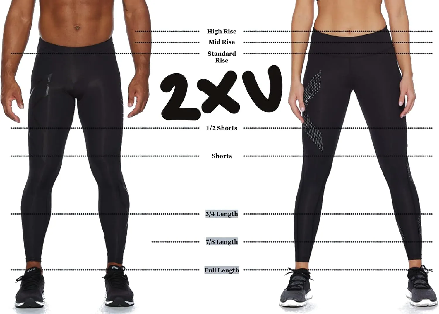 2XU Men's Core Compression Shorts