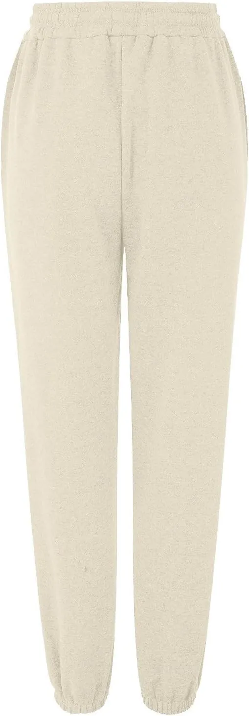 ADJHDFH Women's Bottom Sweatpants Joggers Pants Workout High Waisted Yoga Pants with Pockets Comfortable Sweatpants