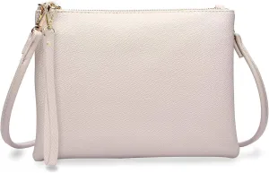 AMELIE GALANTI womens small crossbody strap handbag bag,Soft Leather Fabric Delicate Durable Fashion Design