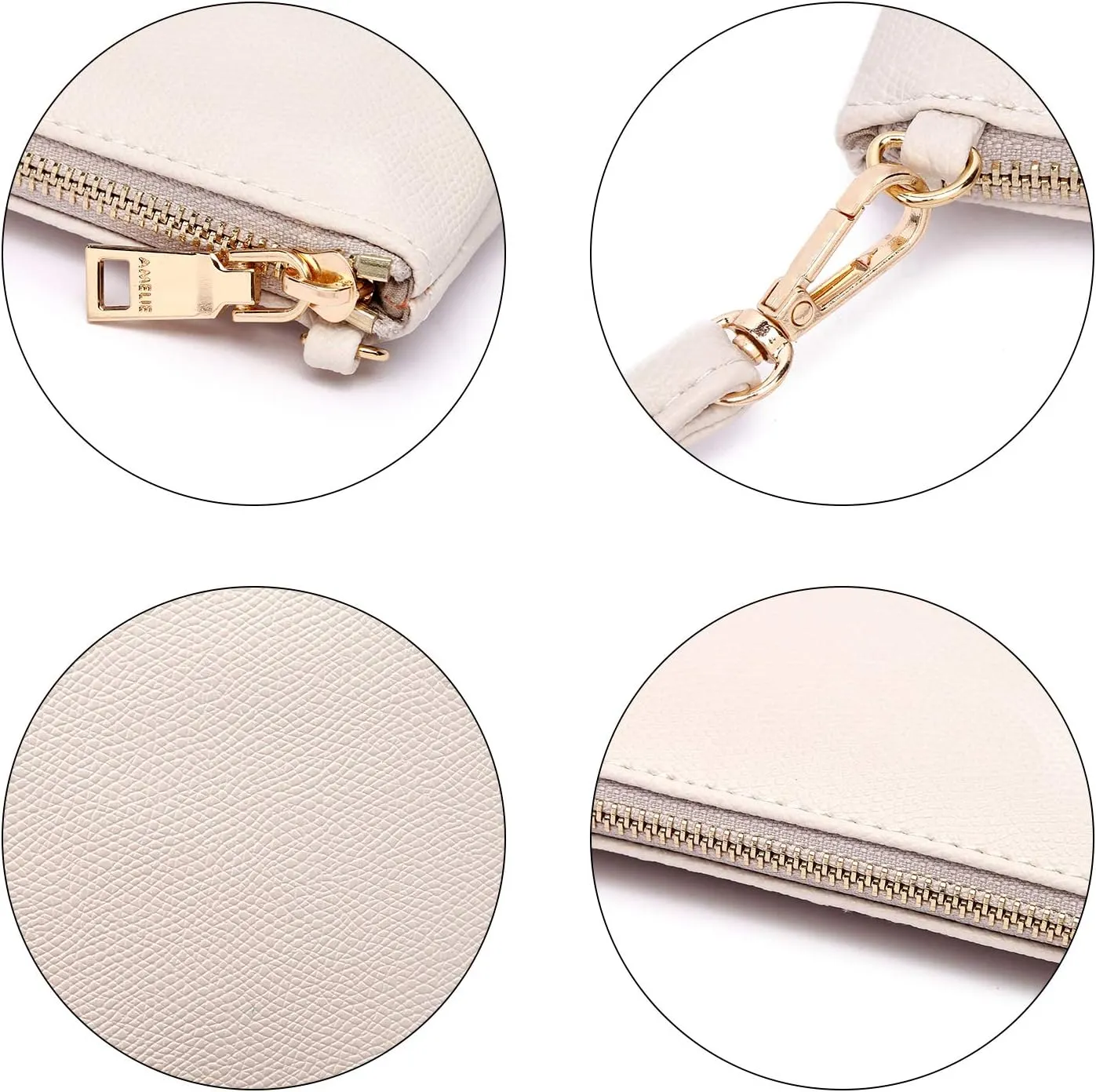 AMELIE GALANTI womens small crossbody strap handbag bag,Soft Leather Fabric Delicate Durable Fashion Design