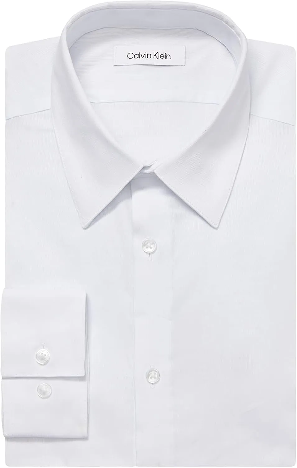 Calvin Klein Dress Shirts Slim Fit Non Iron Solid