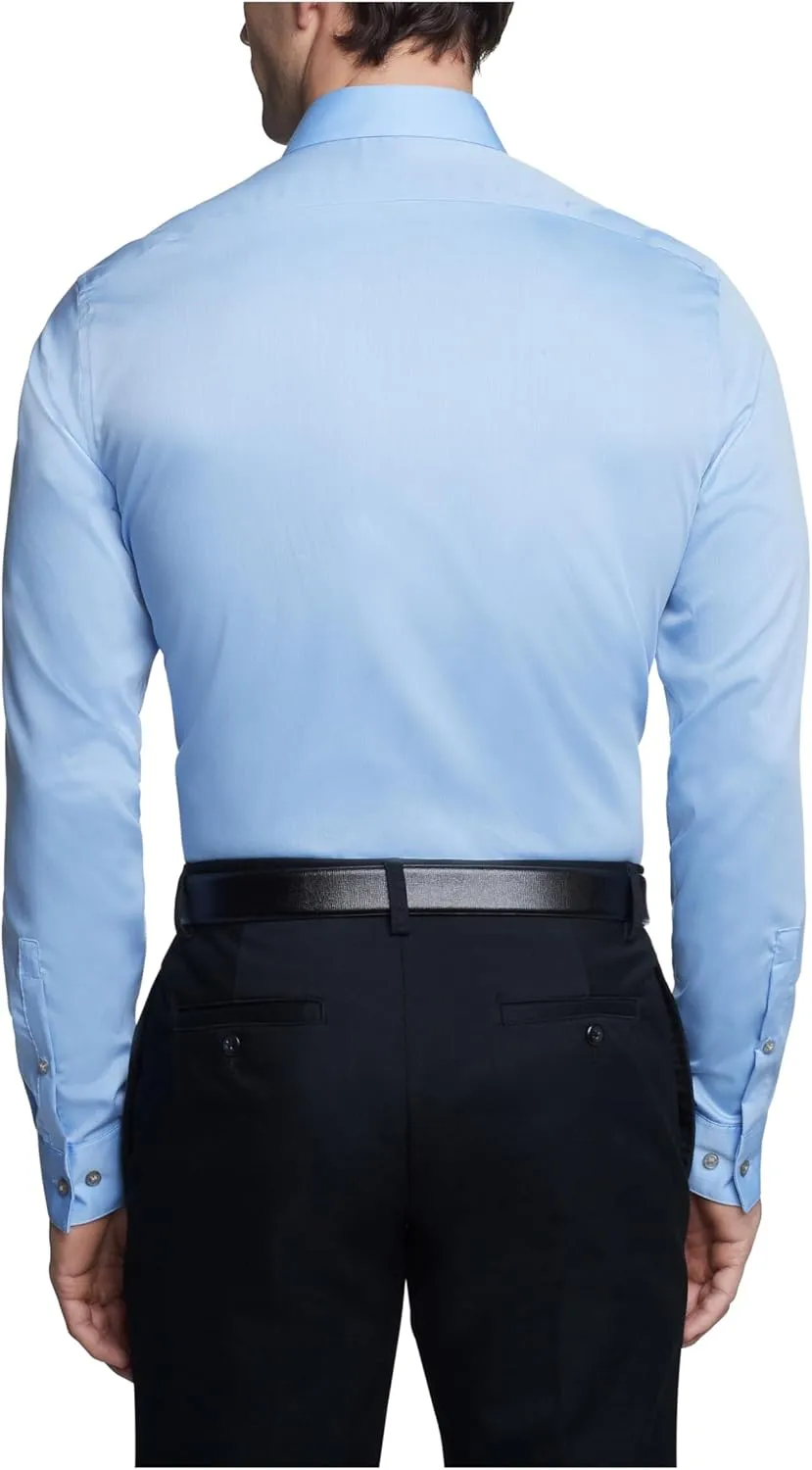 Calvin Klein Dress Shirts Slim Fit Non Iron Solid