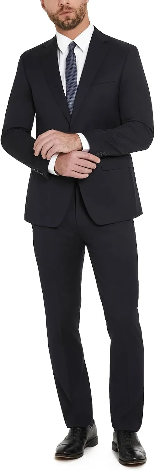 Calvin Klein Slim Fit Performance Wool Stylish & Comfortable Formal Suit for Men