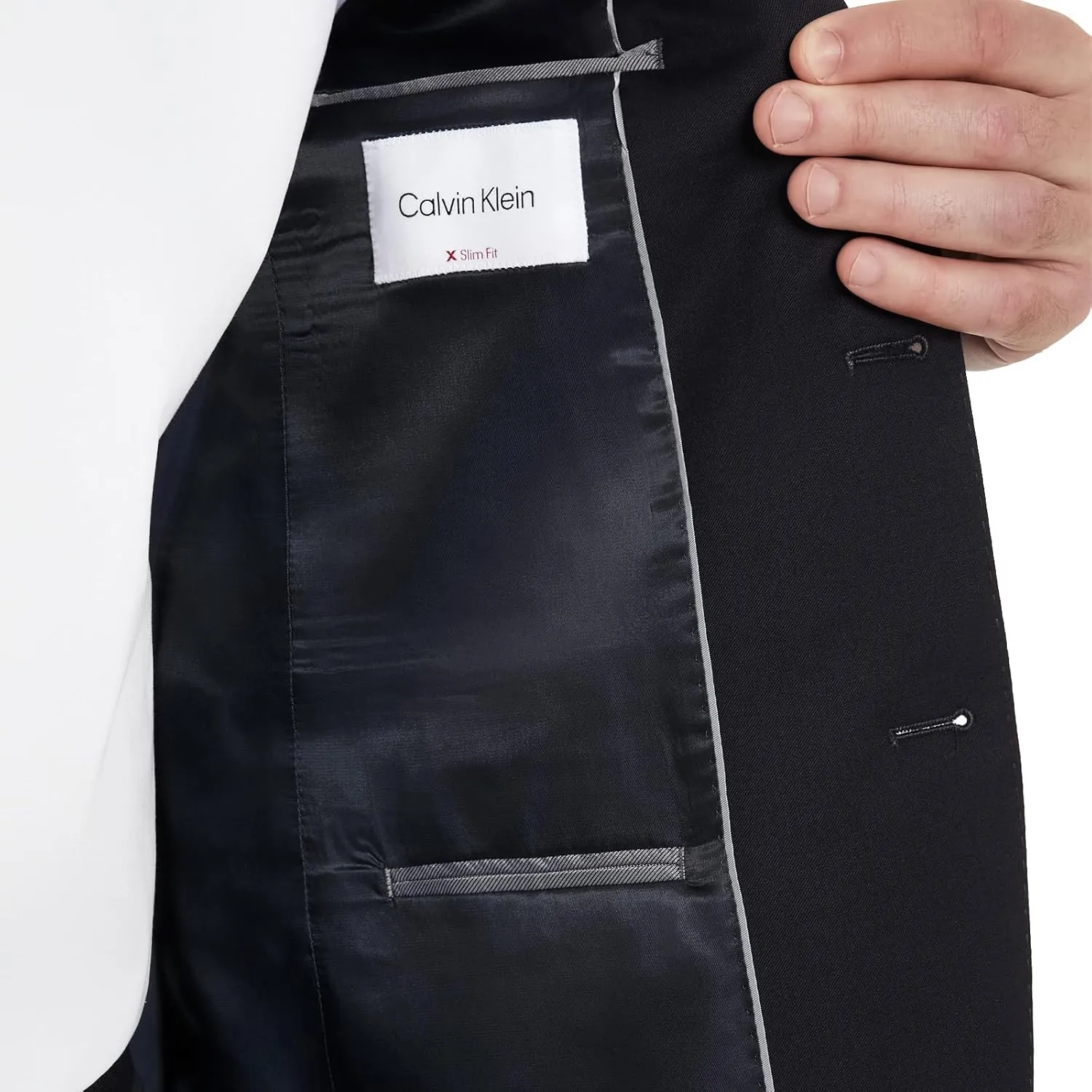 Calvin Klein Slim Fit Performance Wool Stylish & Comfortable Formal Suit for Men