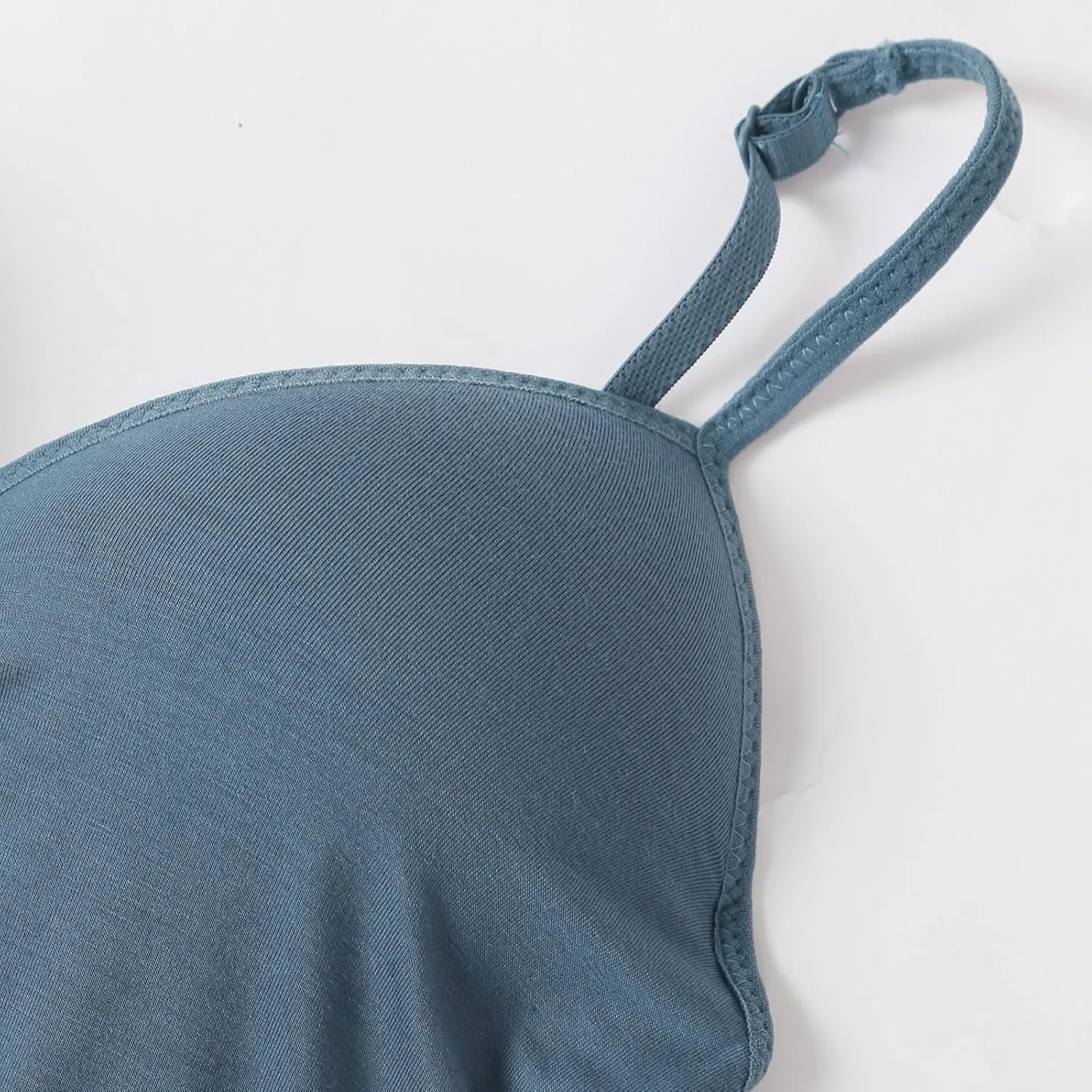 Camisole Tops for Women Built in Bra Slim Strap Ribbed Shelf Bra Tank Tops Athletic Yoga Padded Cami