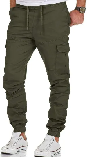 Cargo Sweatpants for Men Mens Lounge Pants Yoga Sweatpants Athletic Lounge Pants Loose Drawstring Casual Jersey Pants