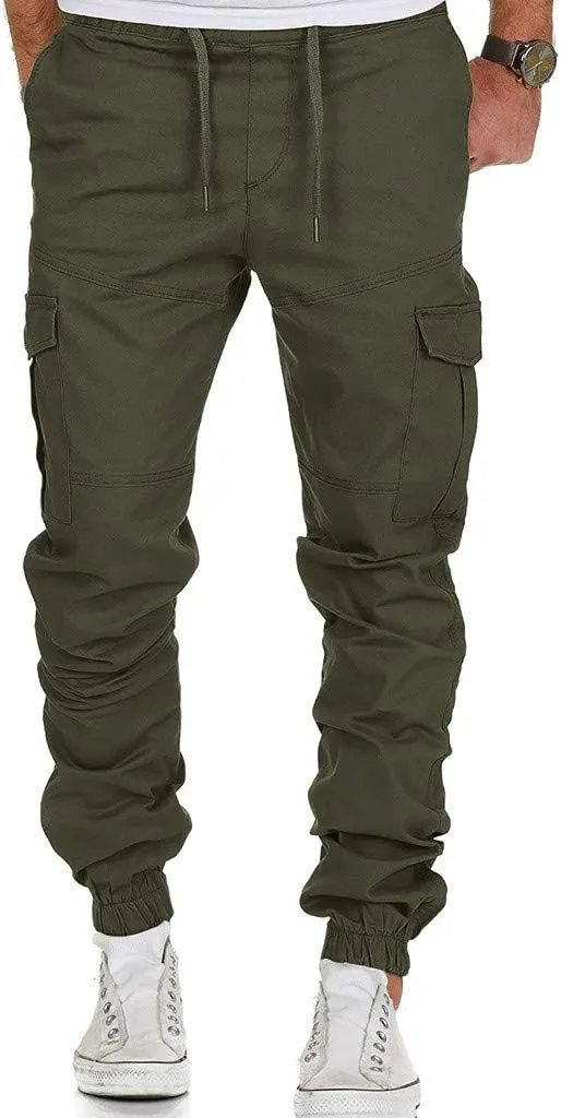 Cargo Sweatpants for Men Mens Lounge Pants Yoga Sweatpants Athletic Lounge Pants Loose Drawstring Casual Jersey Pants