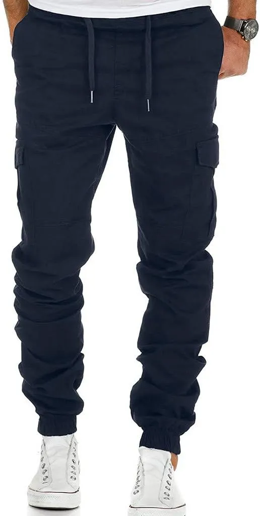 Cargo Sweatpants for Men Mens Lounge Pants Yoga Sweatpants Athletic Lounge Pants Loose Drawstring Casual Jersey Pants