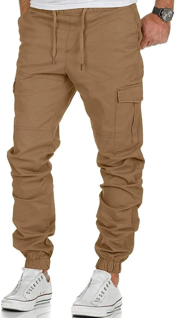 Cargo Sweatpants for Men Mens Lounge Pants Yoga Sweatpants Athletic Lounge Pants Loose Drawstring Casual Jersey Pants