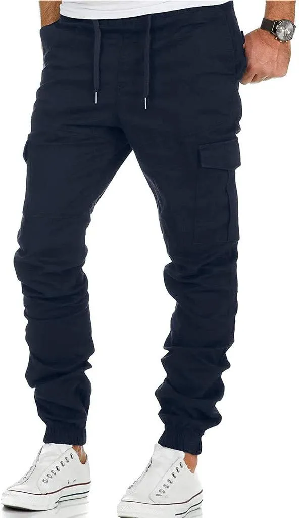 Cargo Sweatpants for Men Mens Lounge Pants Yoga Sweatpants Athletic Lounge Pants Loose Drawstring Casual Jersey Pants