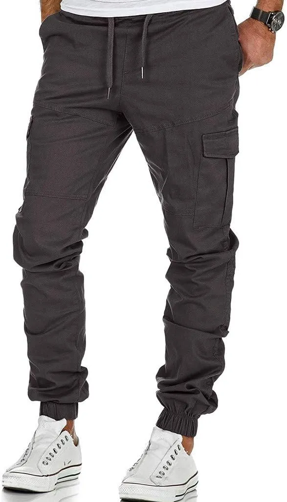Cargo Sweatpants for Men Mens Lounge Pants Yoga Sweatpants Athletic Lounge Pants Loose Drawstring Casual Jersey Pants