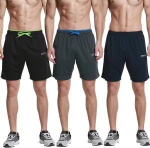CENFOR Men's 7" Athletic Workout Shorts with Pockets Drawstring Quick Dry Breathable Active Training Shorts