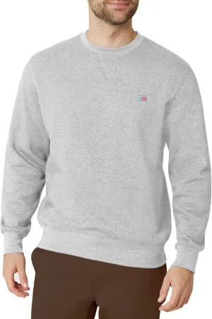 Chaps Men's Pullover Sweatshirt - Soft Fleece Classic Fit Crewneck Pullover for Men with Ribbed Cuffs and Hem (Sizes: S-2XL)
