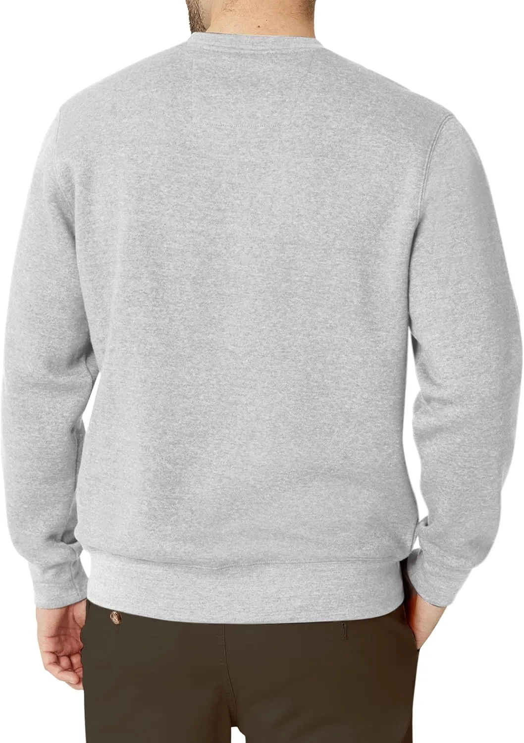 Chaps Men's Pullover Sweatshirt - Soft Fleece Classic Fit Crewneck Pullover for Men with Ribbed Cuffs and Hem (Sizes: S-2XL)
