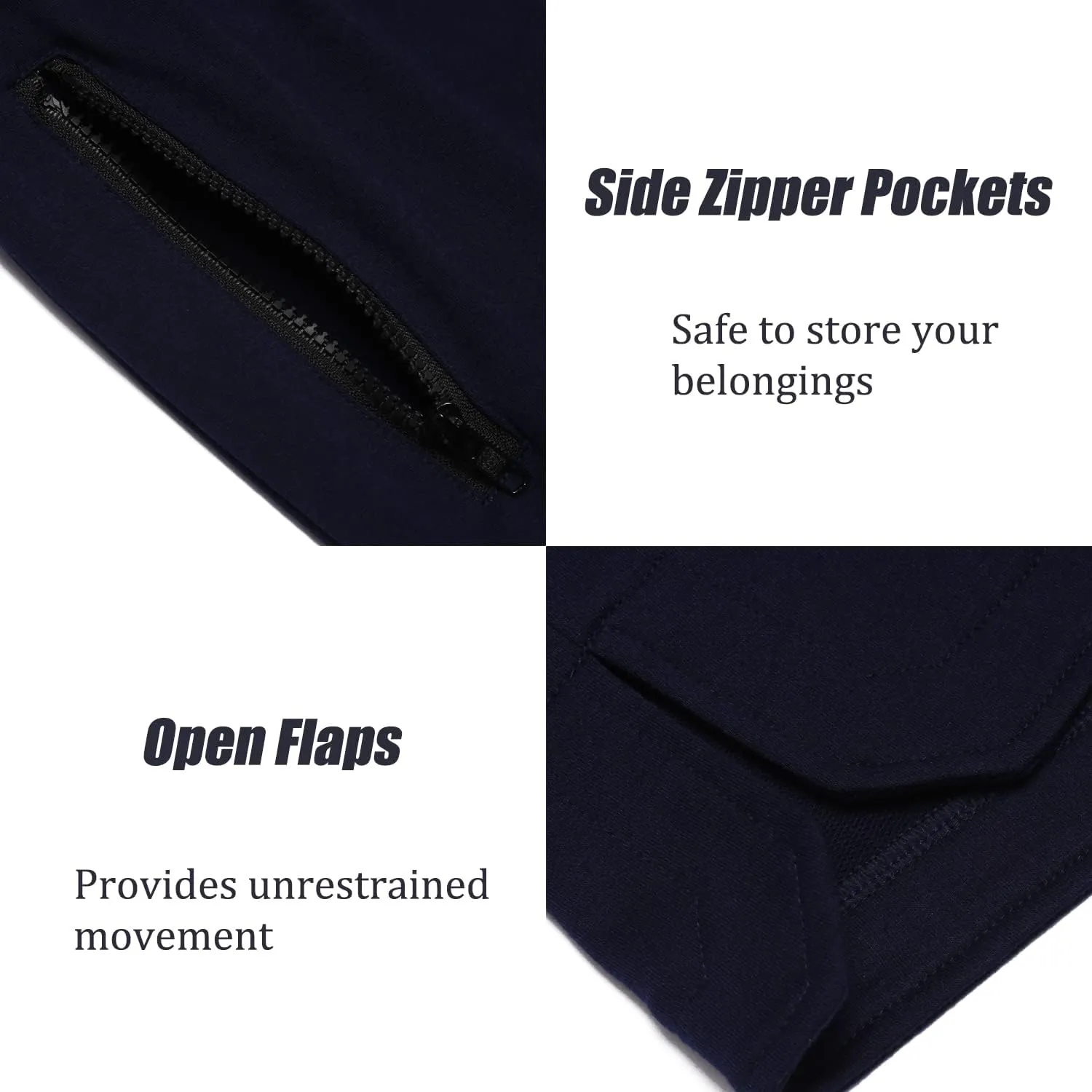 COOFANDY Men's Gym Workout Shorts Athletic Training Shorts Fitted Weightlifting Bodybuilding Shorts with Zipper Pockets