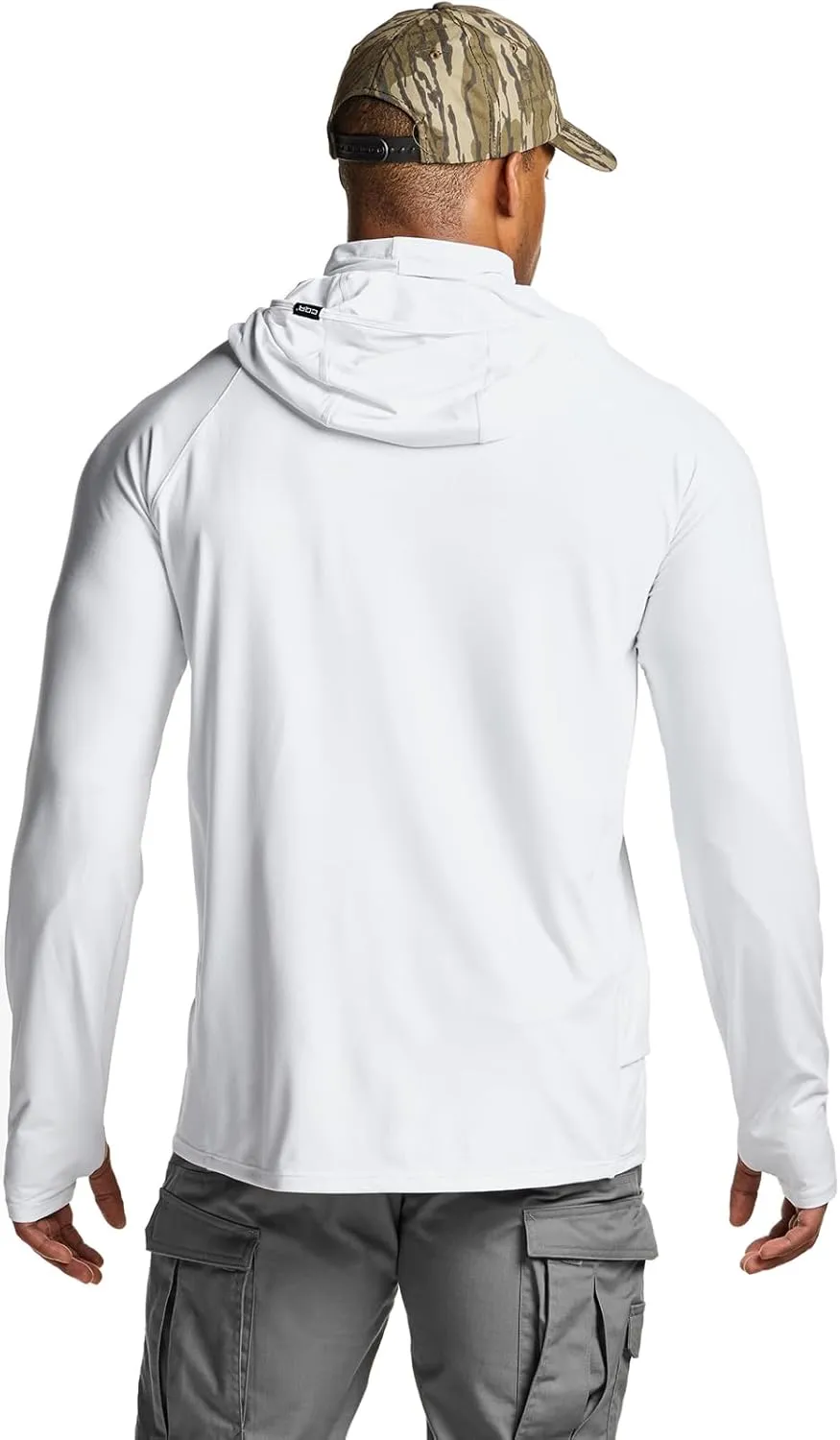 CQR Men's UPF50  Sun Protection Shirts, Quick Dry Long Sleeve Rash Guard, Athletic Running Workout Fishing Cooling Shirts