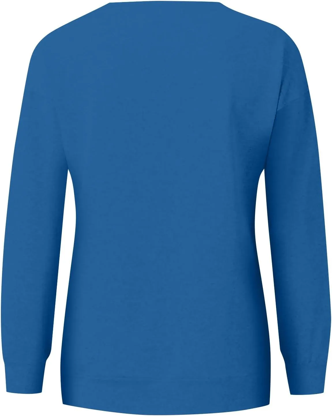 Crewneck Sweatshirt For Women,Womens Fall Long Sleeve Tops Casual Kangaroo Pocket Hoodies Loose Fit Sport Pullover