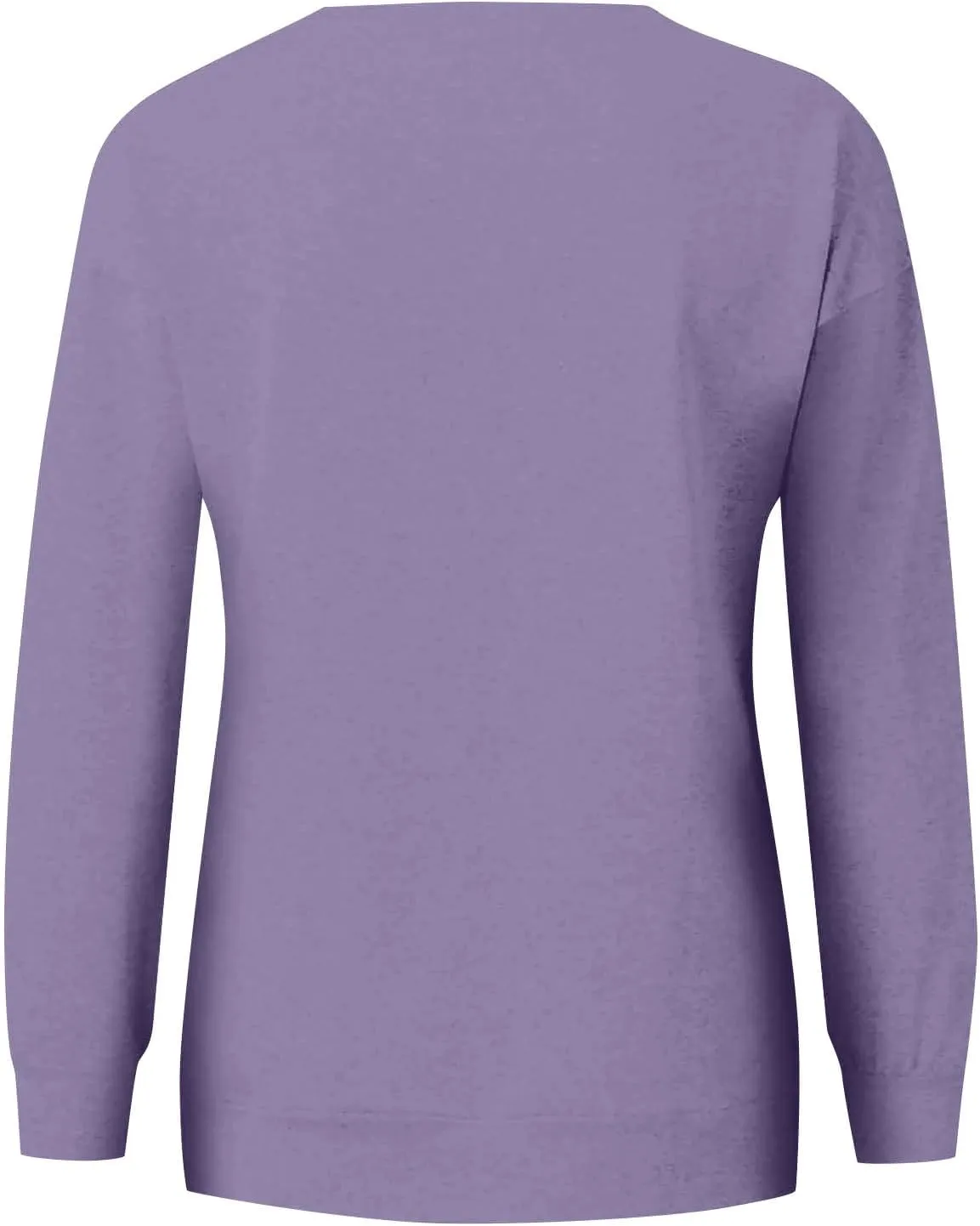 Crewneck Sweatshirt For Women,Womens Fall Long Sleeve Tops Casual Kangaroo Pocket Hoodies Loose Fit Sport Pullover