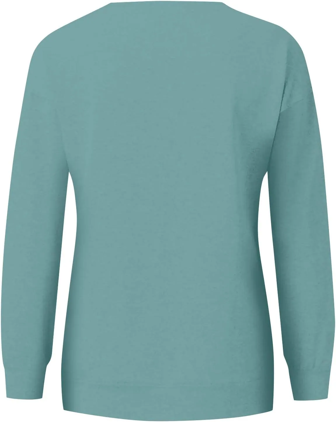 Crewneck Sweatshirt For Women,Womens Fall Long Sleeve Tops Casual Kangaroo Pocket Hoodies Loose Fit Sport Pullover