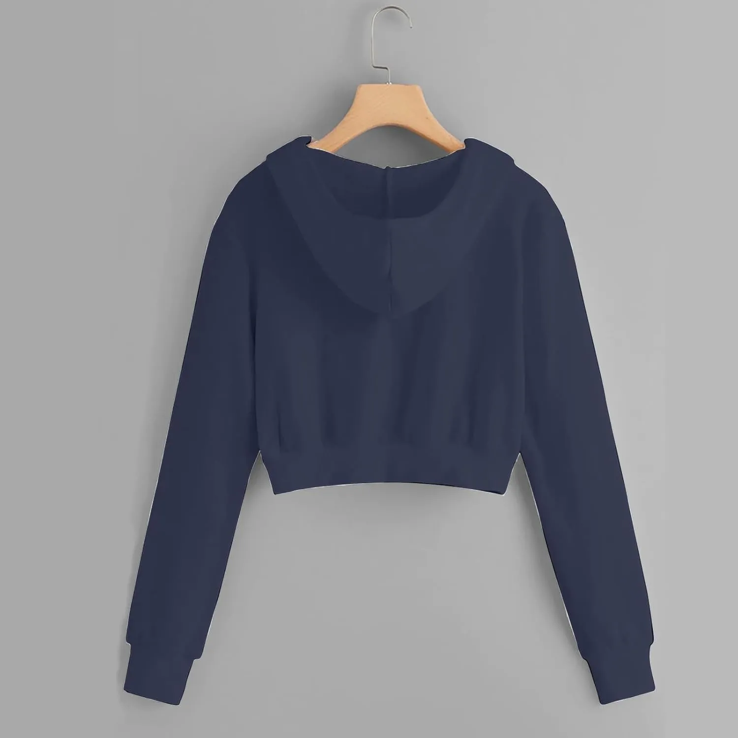 Dademeo Y2k Zip up Cropped Hoodies Sweatshirts for Teen Girls Fall Fleece Casual Drawstring Hoodies Jackets with Pockets