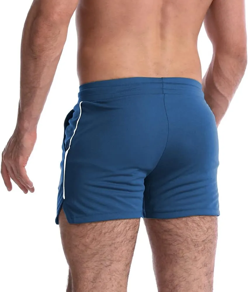 EVERWORTH Men's 5 Inch Inseam Workout Shorts Athletic Gym Shorts Bodybuilding Short Shorts Casual Running Shorts