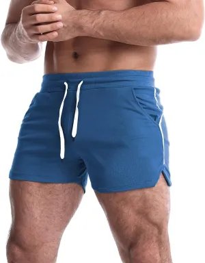 EVERWORTH Men's 5 Inch Inseam Workout Shorts Athletic Gym Shorts Bodybuilding Short Shorts Casual Running Shorts