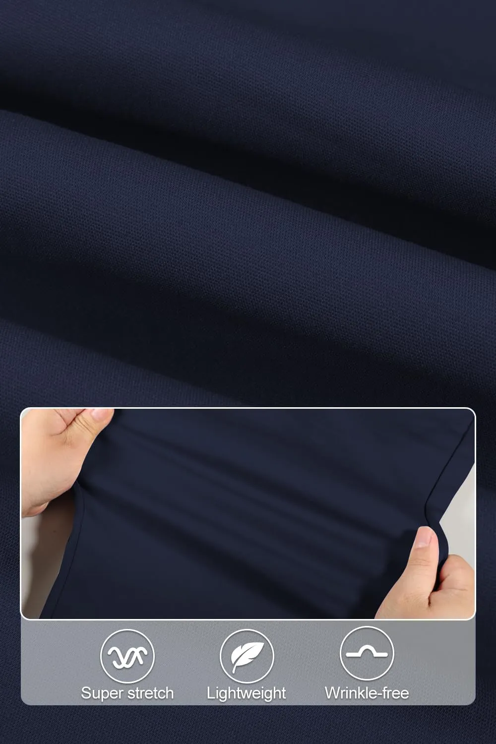 GINGTTO Mens Dress Pants Slim Fit Stretch Formal Pants for Men