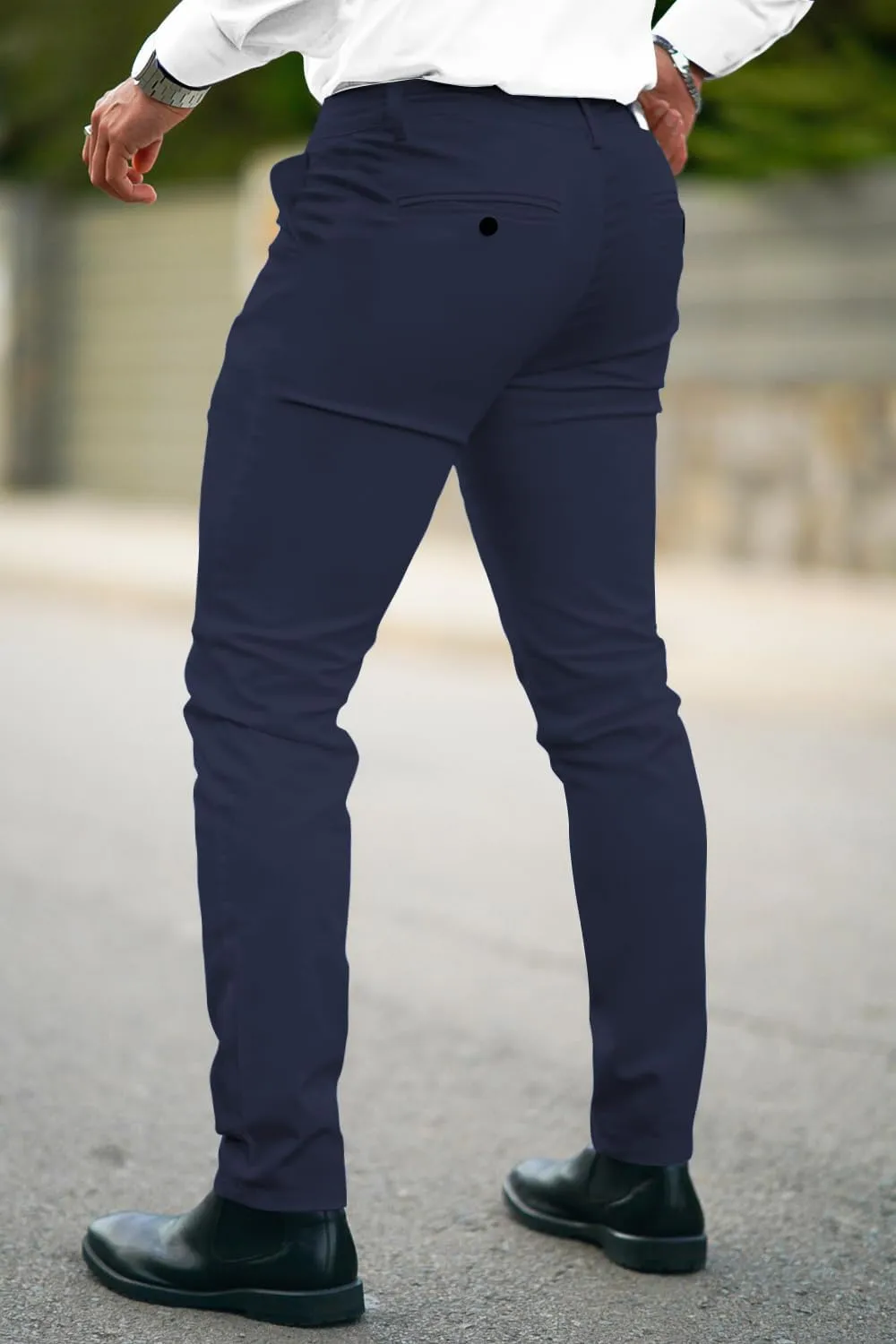 GINGTTO Mens Dress Pants Slim Fit Stretch Formal Pants for Men