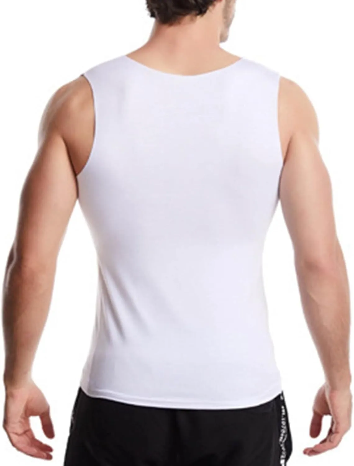 Gym Bodybuilding Muscle Tank Top for Mens Summer Casual Slim Fit Sports Tees Modal Sleeveless Stretch Quick Dry Tops