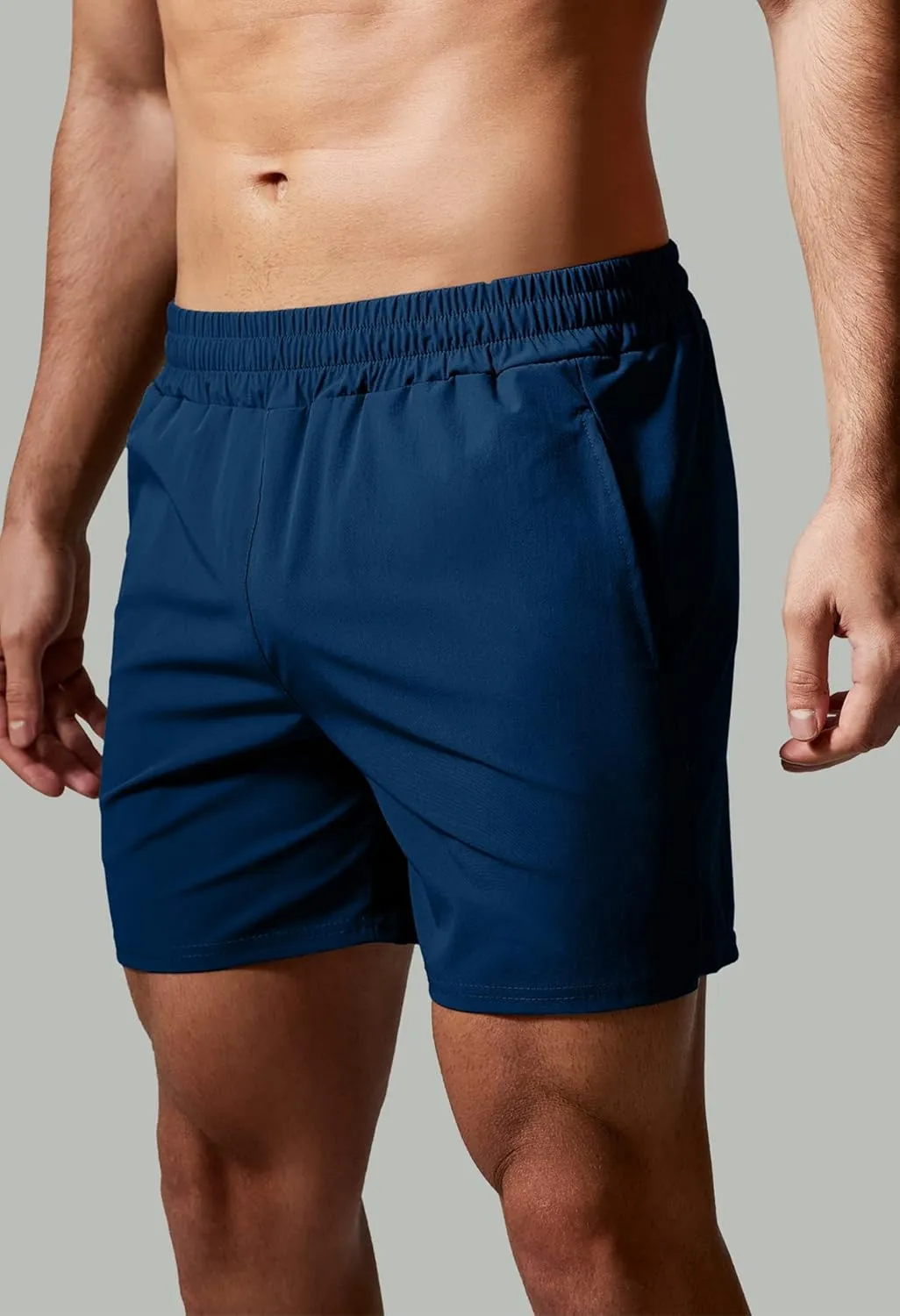 GYM REVOLUTION Men's Workout Running Quick Dry Gym Training Shorts