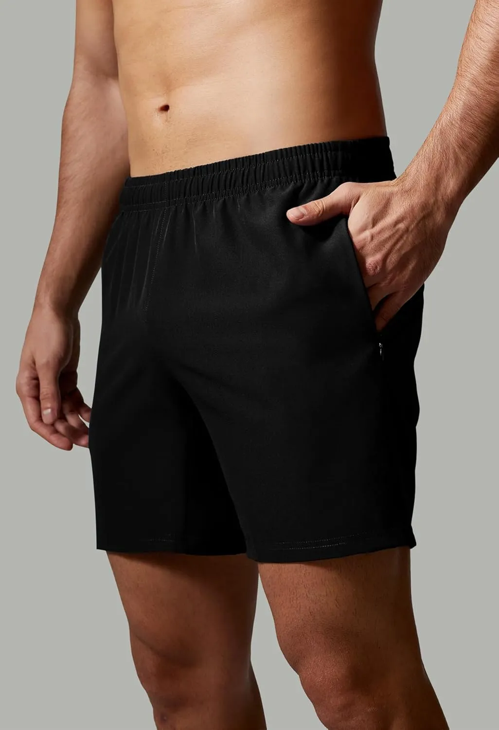 GYM REVOLUTION Men's Workout Running Quick Dry Gym Training Shorts