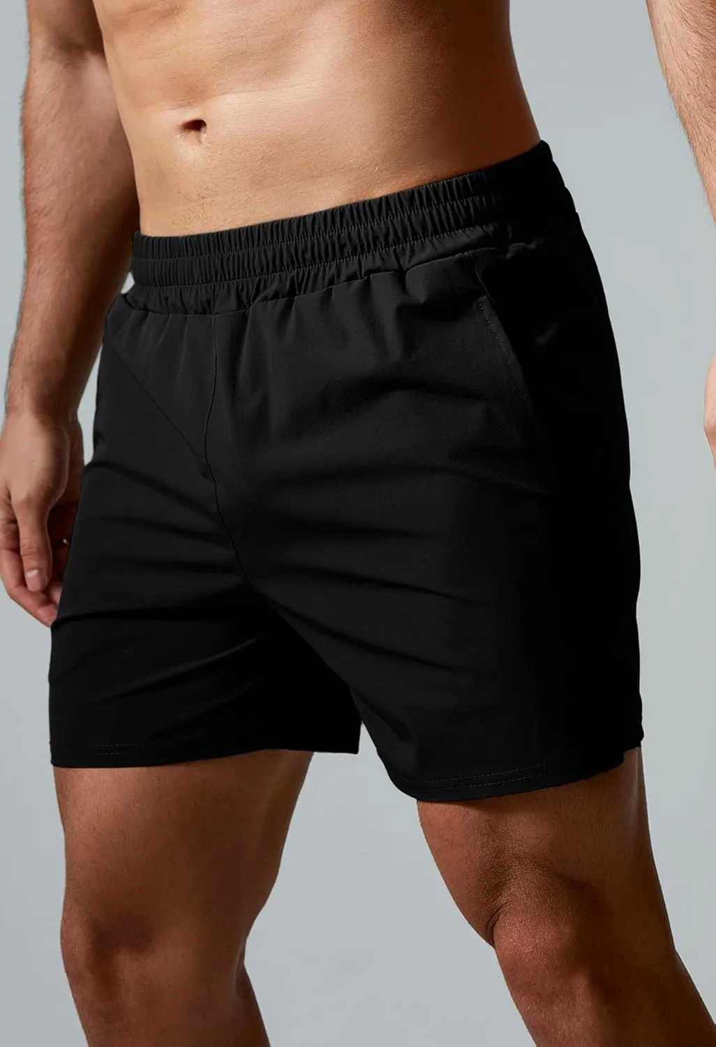 GYM REVOLUTION Men's Workout Running Quick Dry Gym Training Shorts