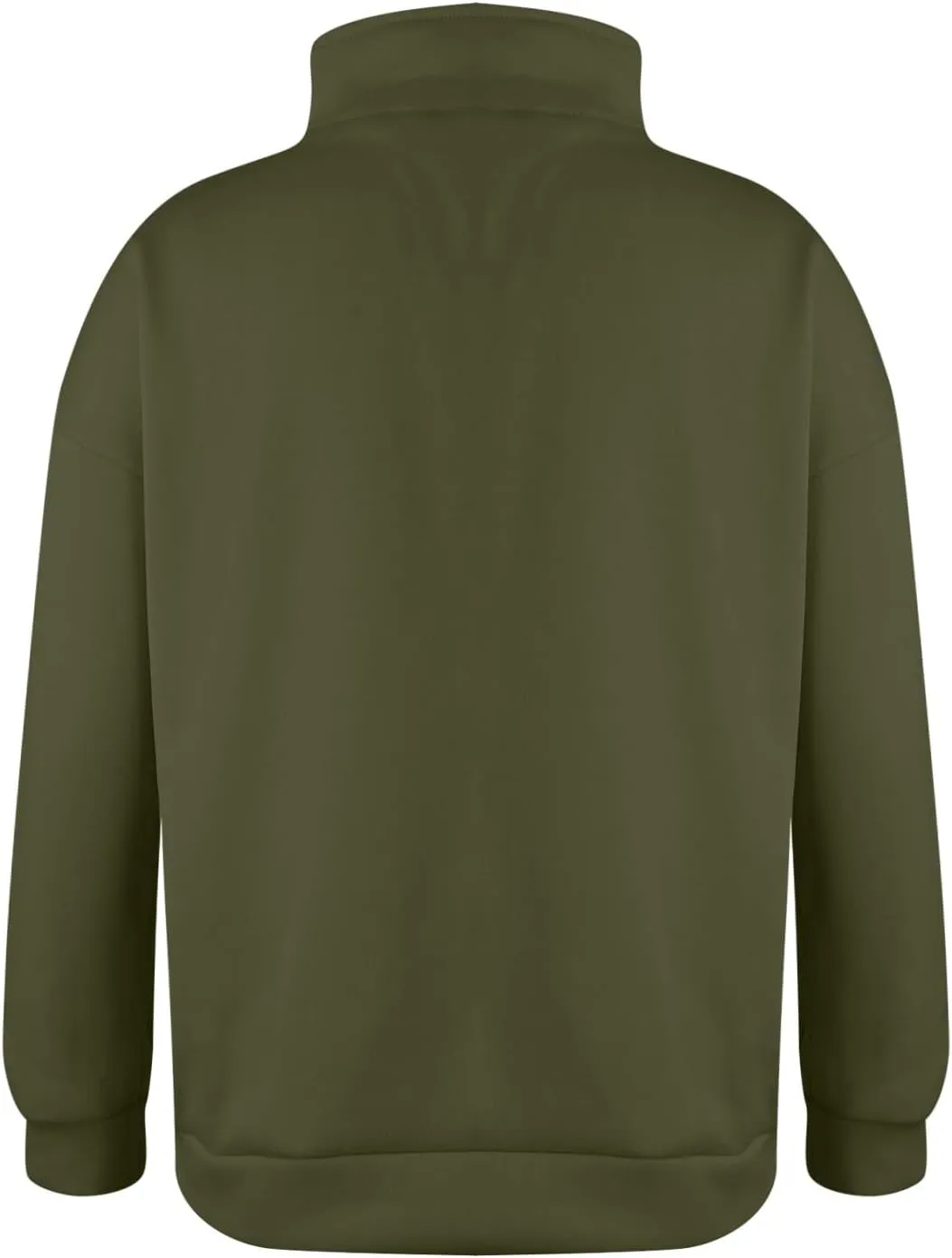 Half Zip Up Hoodies For Women Crop Women's Fall Sweatshirt Long Sleeve Kangaroo Pocket Pullover Tops Loose Fit Sweatshirts