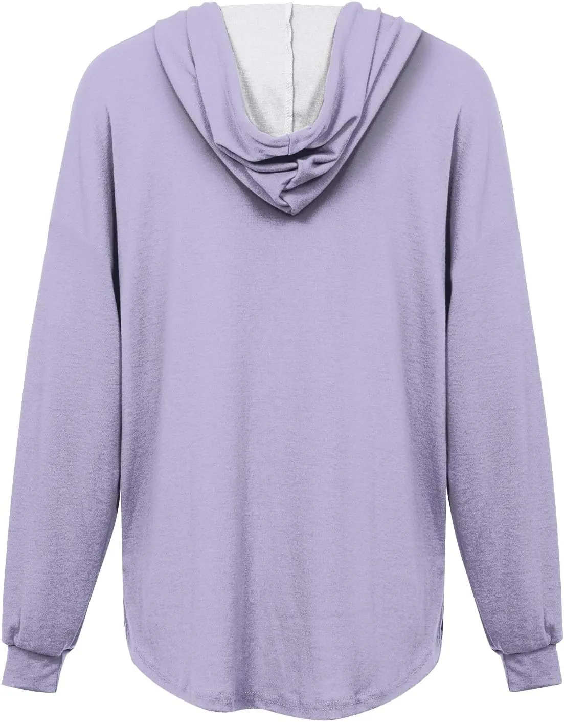 Hoodies For Women 2023 Drawstring Hooded Football Sweatshirts Long Sleeve Solid Sport Loose Fit Pullover Tos Fashion Shirt
