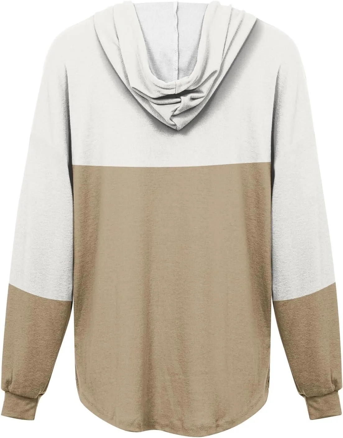 Hoodies For Women 2023 Drawstring Hooded Football Sweatshirts Long Sleeve Solid Sport Loose Fit Pullover Tos Fashion Shirt