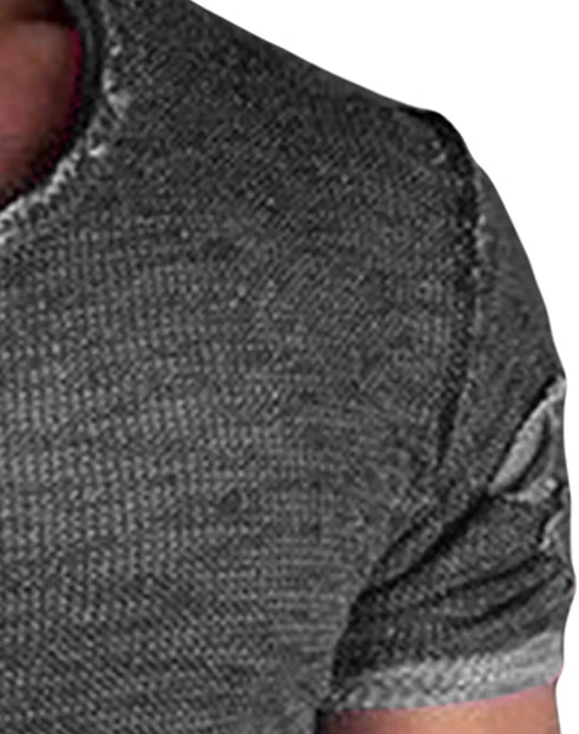 JEsilunmaMY Men's Casual Distressed Ripped T-Shirts Short Sleeve Crewneck Hip Hop Hole Tees Solid Color Workout Gym Shirts