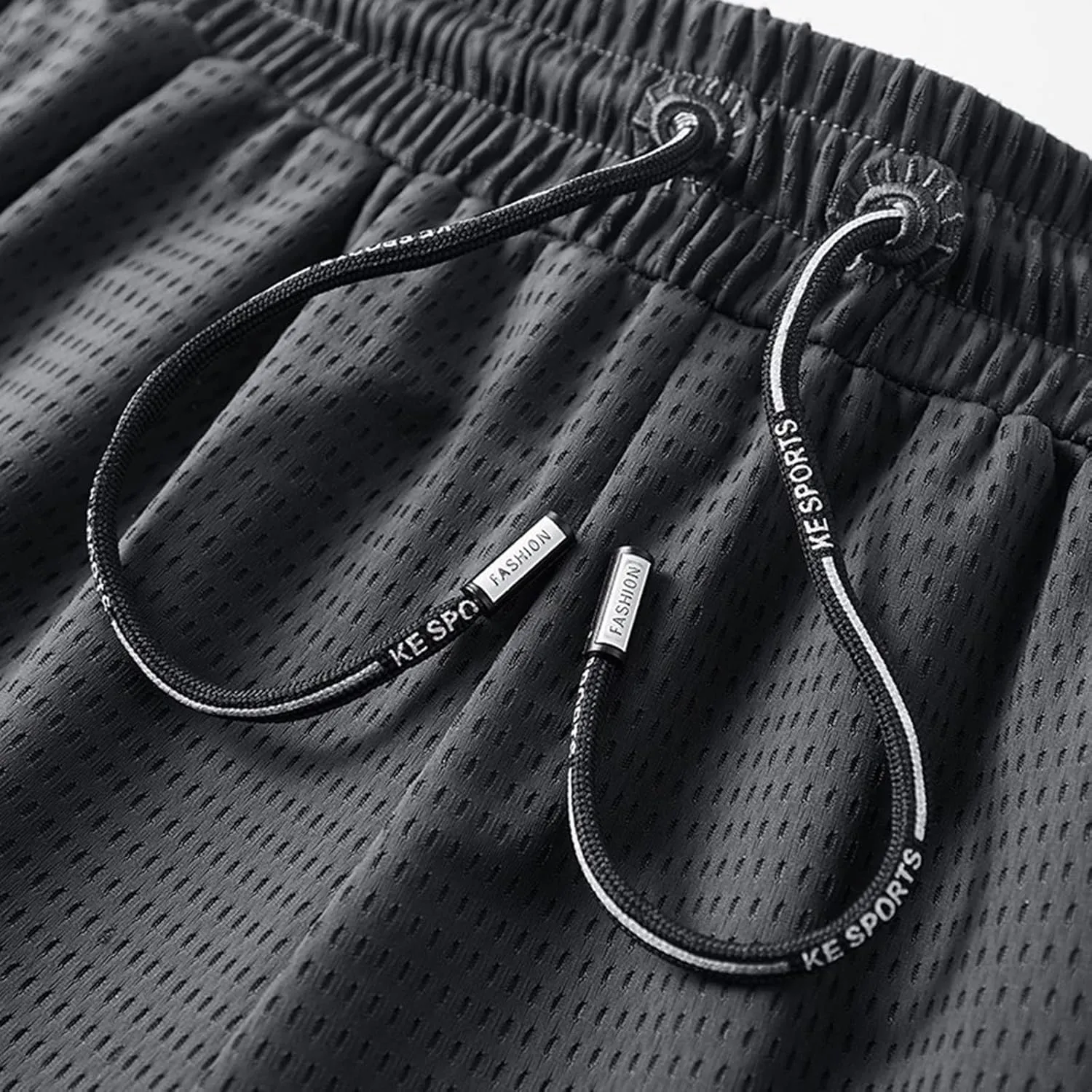 Lastesso Men's Athletic Shorts Mesh Quick Dry Workout Shorts Breathable Lightweight Drawstring Training Shorts with Pockets