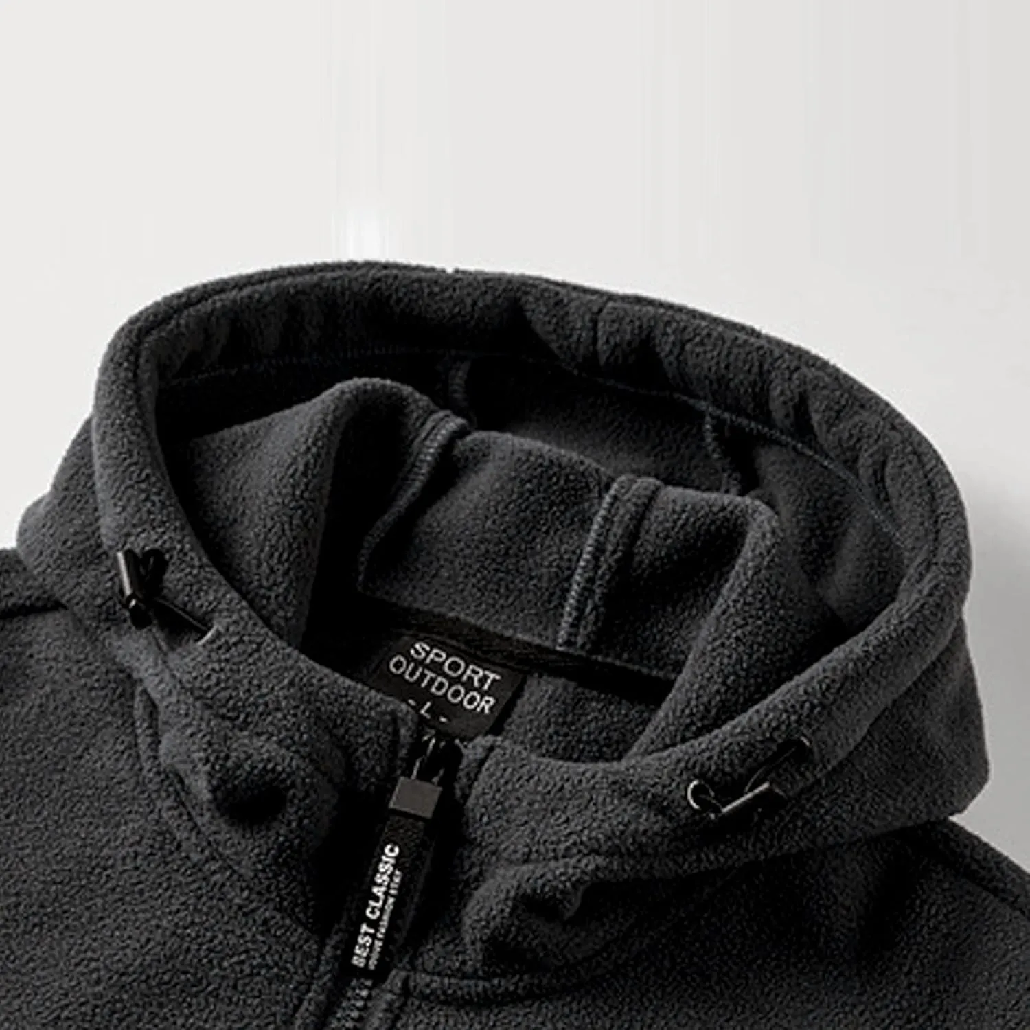 LCMTWX Hoodies for Guys Winter Casual Loose Solid Hooded Sweater Top With Zip Pockets Men's Hooded Fleece Sweatshirt Men's
