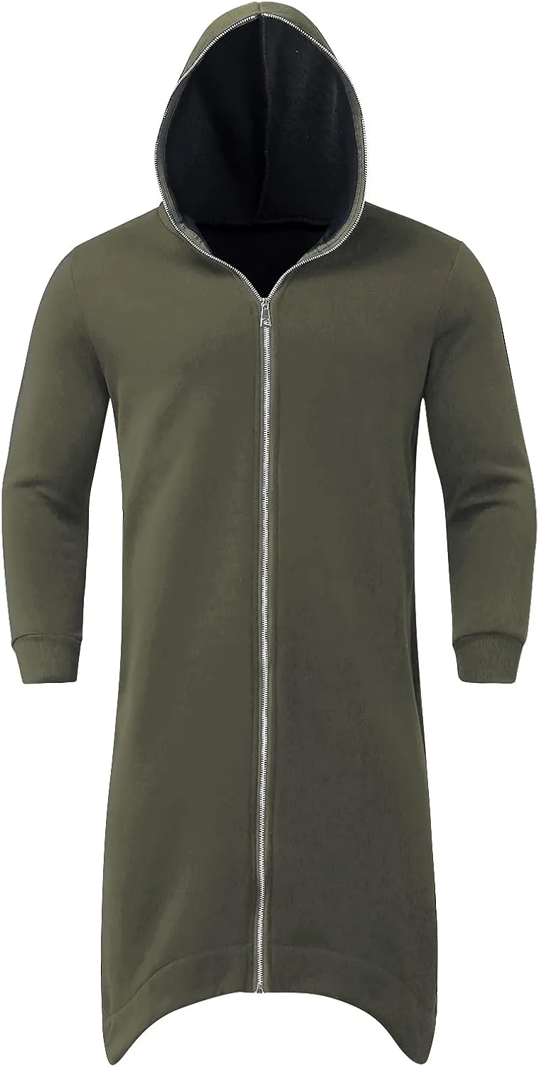 LCMTWX Men's Fashion Hoodies & Sweatshirts Solid Hooded Sweater Top With Zip Pockets Pullover Hooded Sweatshirt for Men