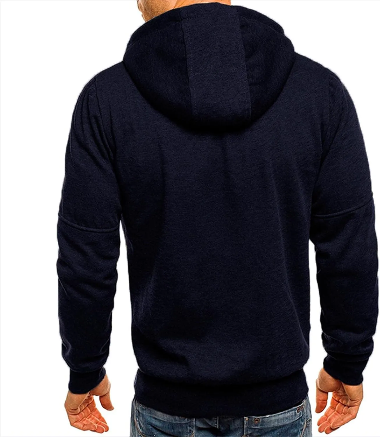 LCMTWX Mens Hoodies And Winter Casual Loose Solid Hooded Sweater Top Pullover Hooded Sweatshirt for Men Unisex Cool
