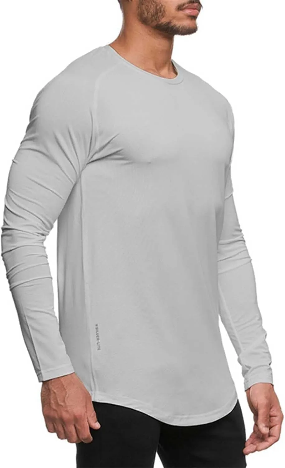 Mens Fishing Running Shirts Long Sleeve Soft Workout Shirts Moisture Wicking Sun Protection UV UPF 50 Tee T Shirts