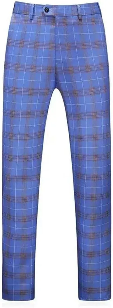 Men's Formal Business Office Suit Pants Groom Wedding Dress Trousers