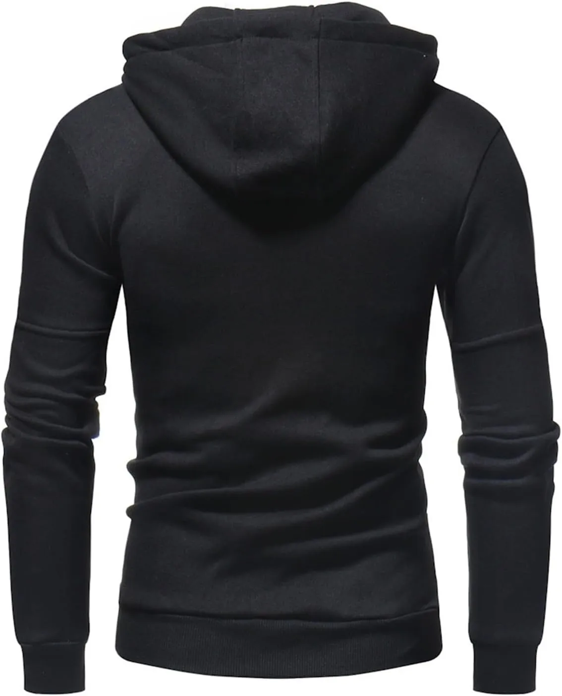 Men's Full Zip Heavyweight Hoodie Men's Spring And Autumn Long Sleeve Half Zip Sportswear Men's Pullover Club Hoodie