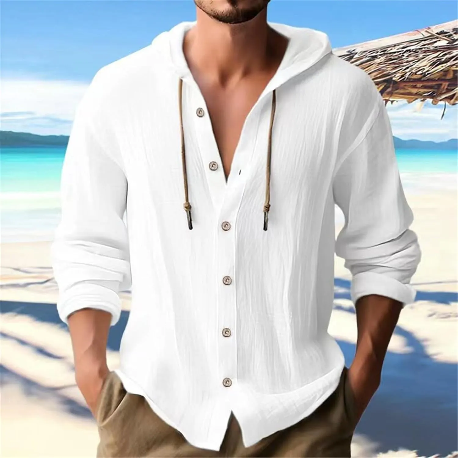 Men's Long Sleeve Button Up Shirts Collar Pocket Long Sleeve Shirt Top Long Sleeve Shirts for Men Casual Shirts for