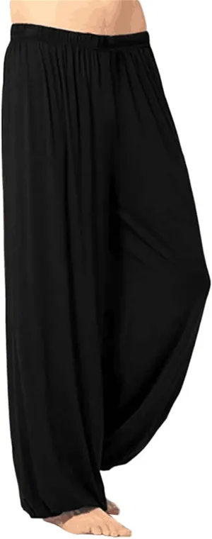 Men's Lounge Yoga Jogger Pants Modal Pajama Bottom Soft Cotton Sleep Lounge Pants