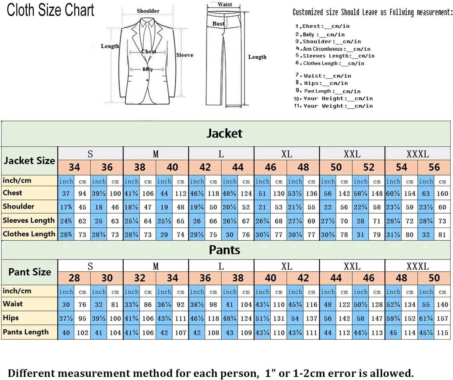 Men's Suit 3 Pieces Stretch Slim Fit Formal Business Suit Sets Blazer for Groomsmen