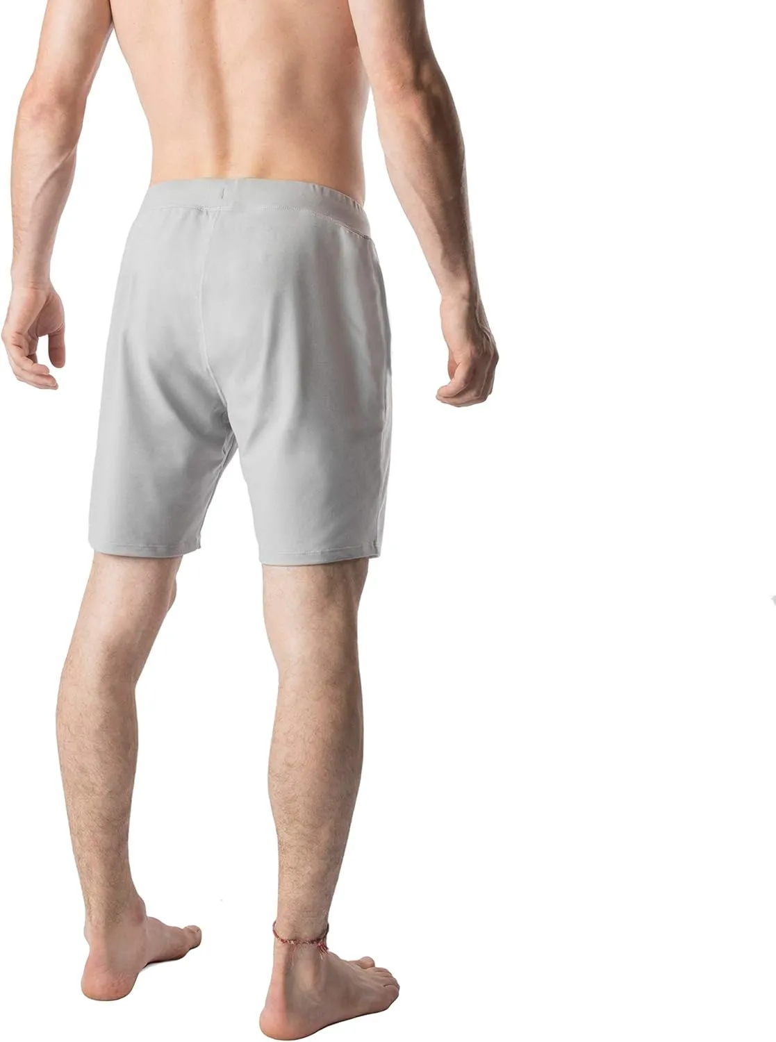 Men's Swerve Pocketless Yoga Training Shorts w/Non-Restrictive Inner Liner - 7" Inseam - Workout, Gym, Training, Run, Tennis