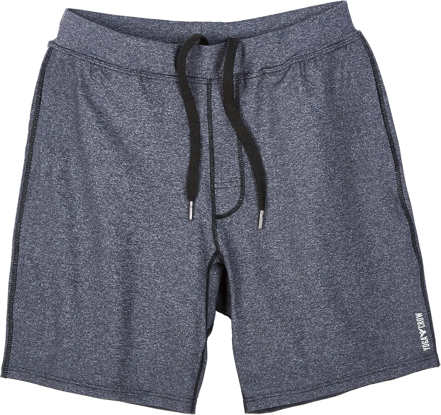 Men's Swerve Pocketless Yoga Training Shorts w/Non-Restrictive Inner Liner - 7" Inseam - Workout, Gym, Training, Run, Tennis