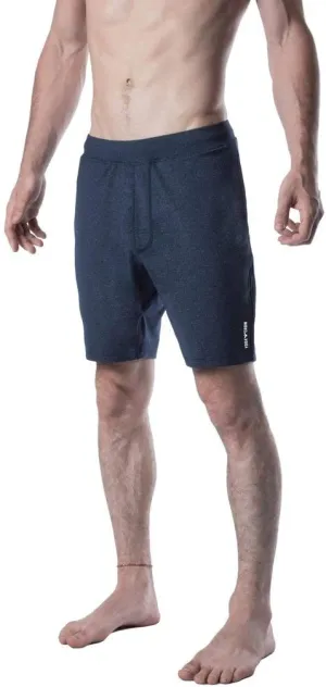Men's Swerve Pocketless Yoga Training Shorts w/Non-Restrictive Inner Liner - 7" Inseam - Workout, Gym, Training, Run, Tennis