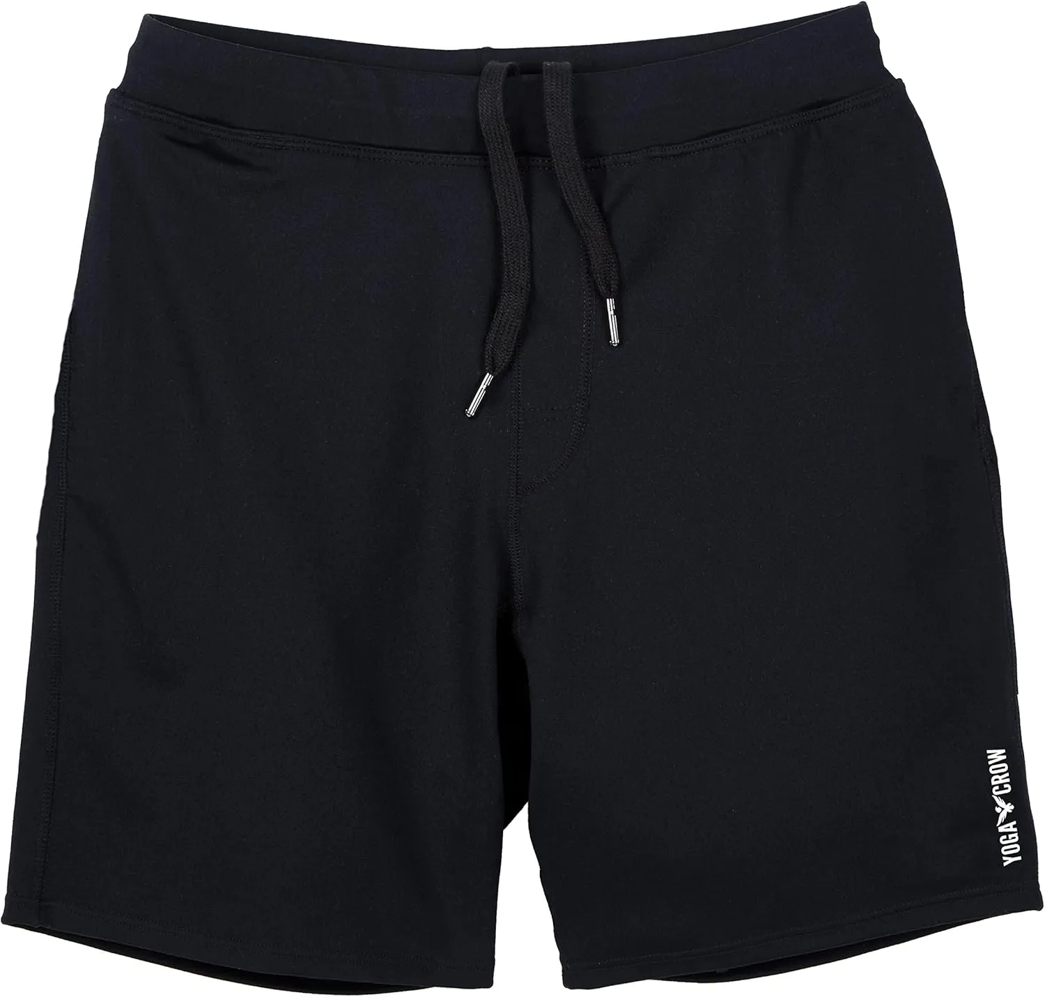 Men's Swerve Pocketless Yoga Training Shorts w/Non-Restrictive Inner Liner - 7" Inseam - Workout, Gym, Training, Run, Tennis
